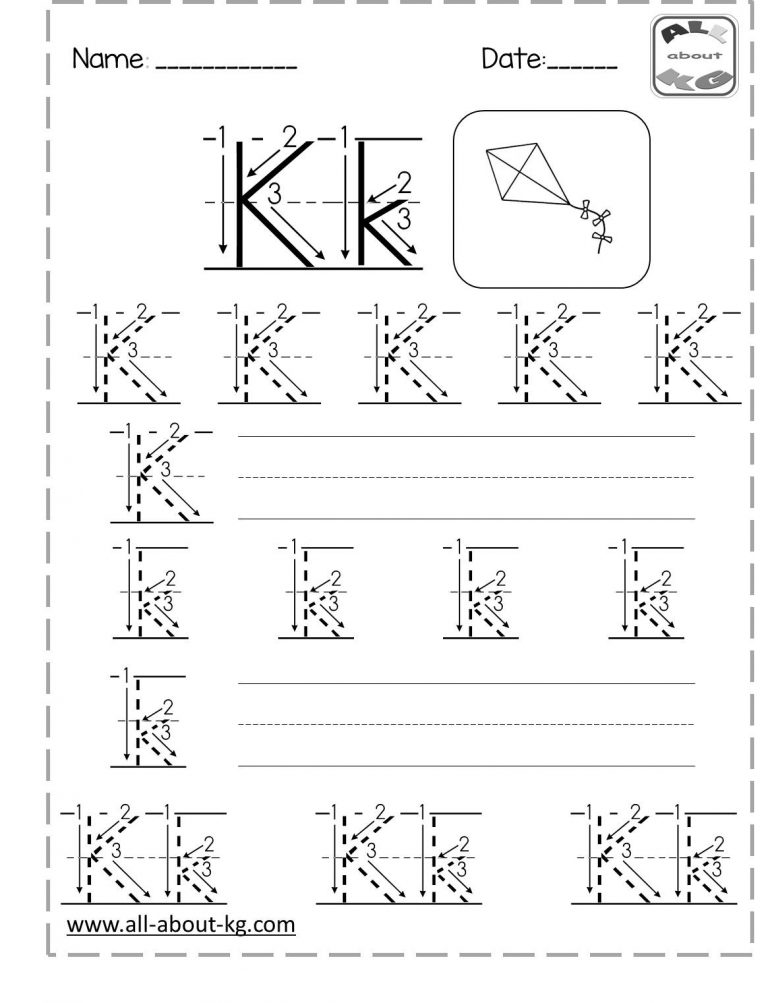 letter Kk - All about kg