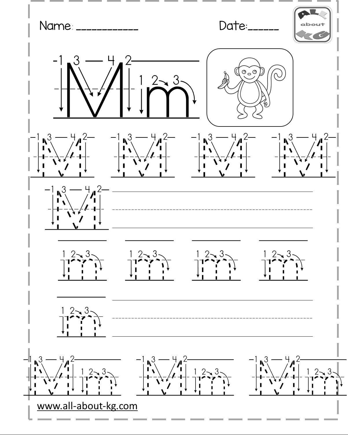 Letter Mm All About Kg