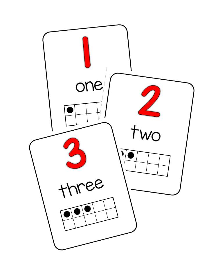Numbers W Ten Frame All About Kg